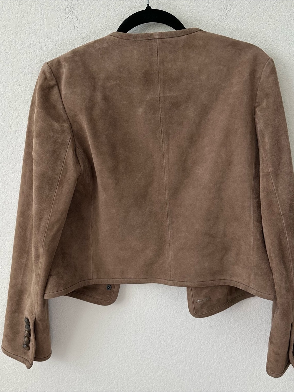 VERONICA BEARD Andrea Brown Suede Jacket SZ US 6 - Picture 6 of 8